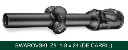SWAROVSKI Z8  1-8 x 24 - DE CARRIL