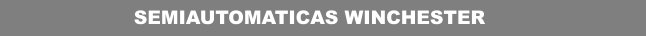 SEMIAUTOMATICAS WINCHESTER